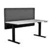 Acoustic Screen Desk Mounted. 800mm. H (600/200)