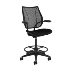 Liberty Mesh Back Drafting Chair With Arms