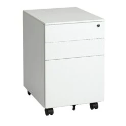 3 Drawer Metal Mobile Pedestal Unit