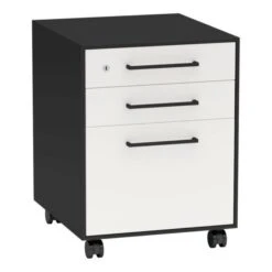 3 Drawer Premium Metal Mobile Pedestal Unit