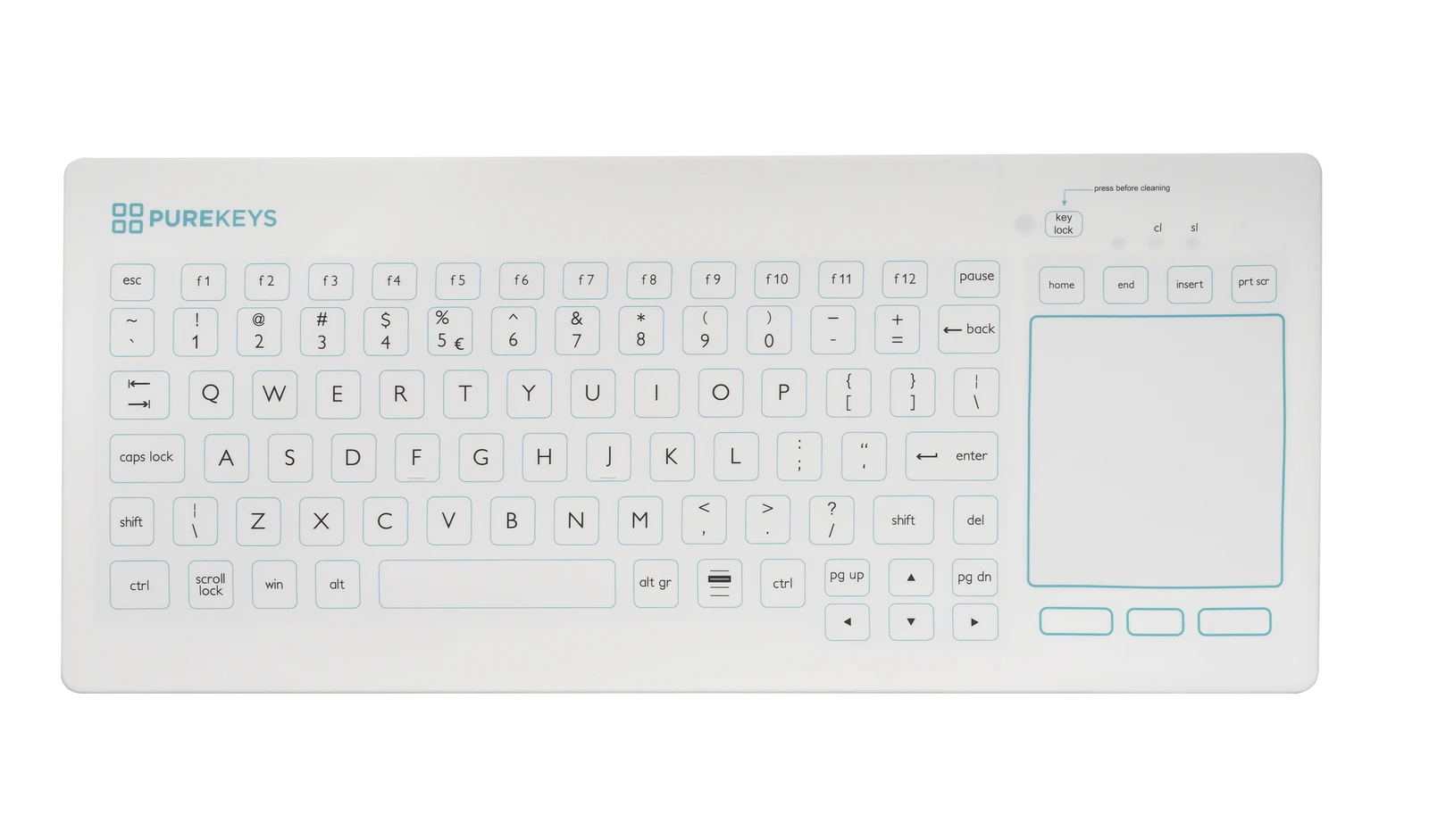 Purekeys 401 Compact Touchpad Keyboard 4 Purekeys 401 Compact Touchpad Keyboard - Image 2