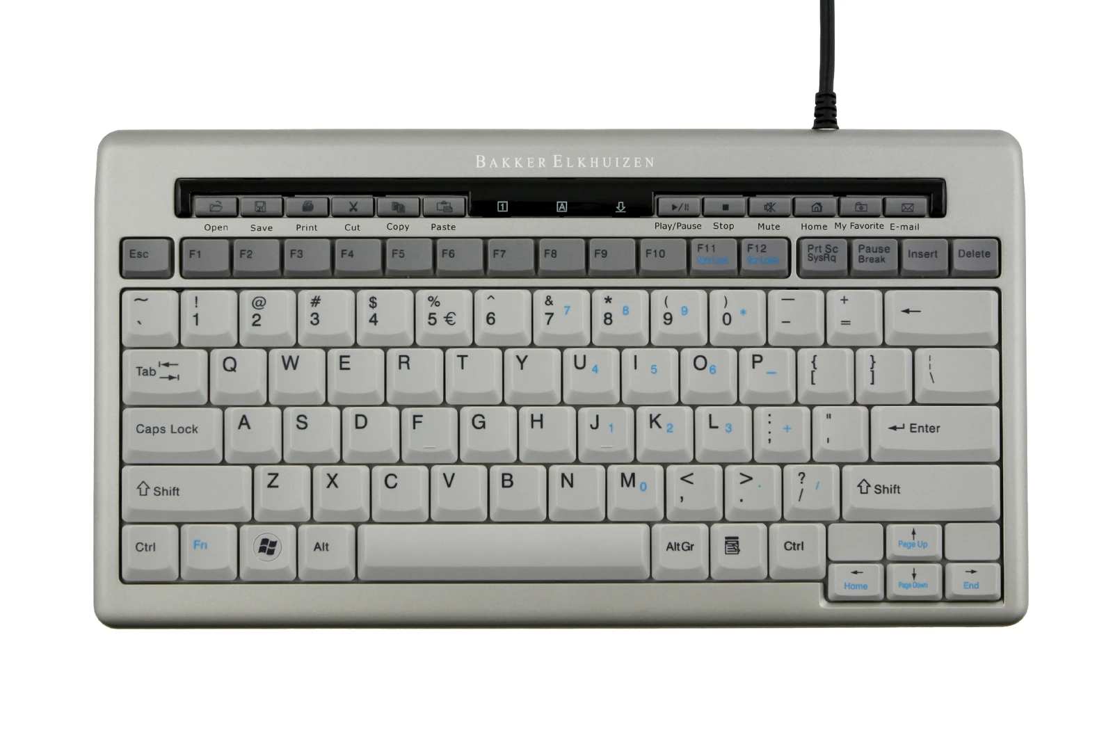 BakkerElkhuizen S-Board 840 Compact Keyboard - NO USB HUB 5 BakkerElkhuizen S-Board 840 Compact Keyboard - NO USB HUB - Image 3