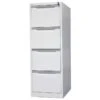 Steelco 4 Drawer Vertical Filing Cabinet 1 Steelco 4 Drawer Vertical Filing Cabinet -Ergonomicoffice Outlet Store VF4WS